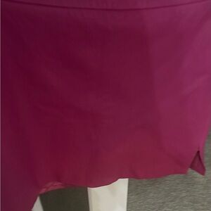 BCBGMaxAzria Fuchsia Genuine Leather Mini Skirt